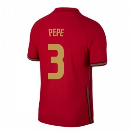 Tenue Portugal Pepe 3 Domicile Euro 2020 Maillot de Foot